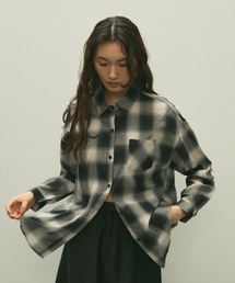Ombre check basic shirt / オンブレーチェックベーシックシャツ