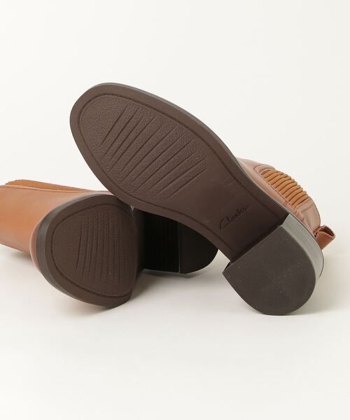 Clarks(クラークス)の「Chamberly Top / チャンベリートップ(タンレザー)(ブーツ・レディース・ブラウン・UK3/UK3.5/UK4/UK4.5/UK5/UK5.5/UK6)」の3枚目の写真