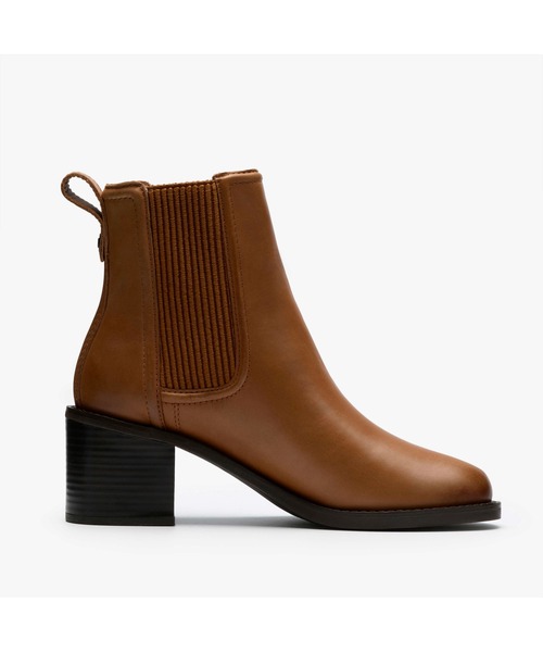 Clarks(クラークス)の「Chamberly Top / チャンベリートップ(タンレザー)(ブーツ・レディース・ブラウン・UK3/UK3.5/UK4/UK4.5/UK5/UK5.5/UK6)」の5枚目の写真