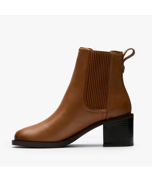 Clarks(クラークス)の「Chamberly Top / チャンベリートップ(タンレザー)(ブーツ・レディース・ブラウン・UK3/UK3.5/UK4/UK4.5/UK5/UK5.5/UK6)」の4枚目の写真