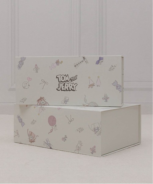 RANDA（ランダ）の「【TOM and JERRY】ファーデザインスニーカー（スニーカー・レディース・グレー/ベージュ・M/L/LL/S）」の14枚目の写真