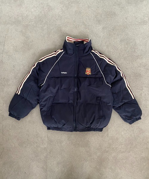 lilful（リルフル）の「配色サイドライン アメリカンデザイン ダブルジップ ダウンジャケット（ブルゾン・レディース・ネイビー/アイボリー・F）」の16枚目の写真