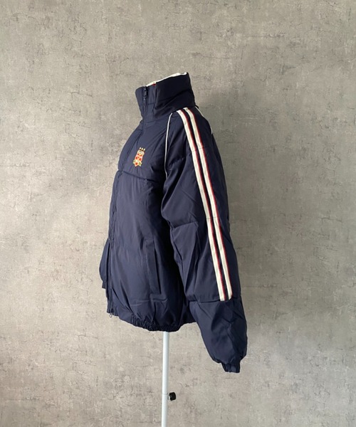 lilful（リルフル）の「配色サイドライン アメリカンデザイン ダブルジップ ダウンジャケット（ブルゾン・レディース・ネイビー/アイボリー・F）」の20枚目の写真