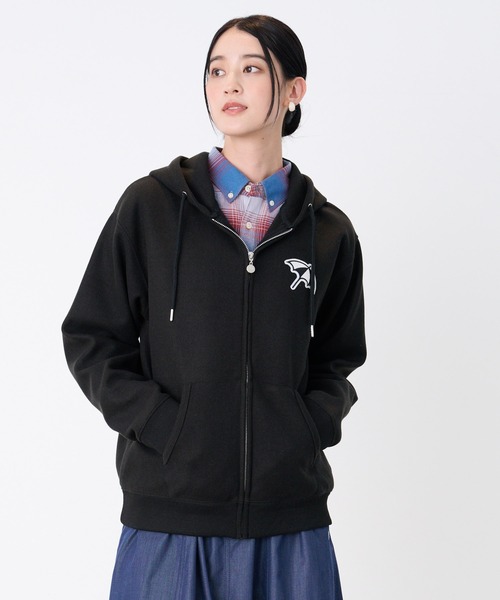 Arnold Palmer（アーノルドパーマー）の「ウールライクメルトン シェア フルジップパーカー（パーカー・レディース・ライトベージュ/アイボリー/ブラック・LL/L/M/S/XS）」の11枚目の写真