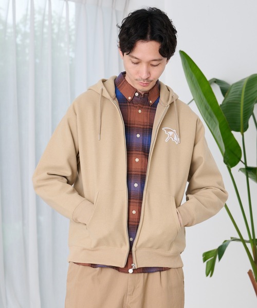 Arnold Palmer（アーノルドパーマー）の「ウールライクメルトン シェア フルジップパーカー（パーカー・レディース・ライトベージュ/アイボリー/ブラック・LL/L/M/S/XS）」の19枚目の写真