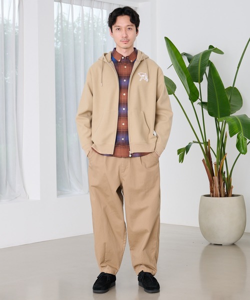 Arnold Palmer（アーノルドパーマー）の「ウールライクメルトン シェア フルジップパーカー（パーカー・レディース・ライトベージュ/アイボリー/ブラック・LL/L/M/S/XS）」の20枚目の写真