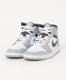 JORDAN BRAND（ジョーダンブランド）の「JORDAN BRAND AIR JORDAN 1 MID エア ジョーダン 1 MID M554724A 078LTSKGY/WHT（スニーカー・メンズ）」