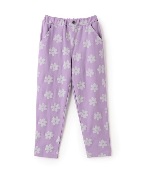 and D. petit main（アンドディープティマイン）の「カットツイルテーパード柄パンツ（その他パンツ・キッズ・ネイビー/ベージュ/ラベンダー/ブラック/グリーン・140cm/130cm/90cm/100cm/110cm/120cm）」の5枚目の写真