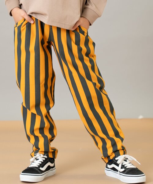 and D. petit main（アンドディープティマイン）の「カットツイルテーパード柄パンツ（その他パンツ・キッズ・ネイビー/ベージュ/ラベンダー/ブラック/グリーン・140cm/130cm/90cm/100cm/110cm/120cm）」の4枚目の写真