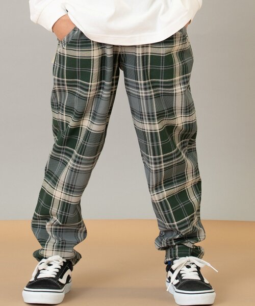 and D. petit main（アンドディープティマイン）の「カットツイルテーパード柄パンツ（その他パンツ・キッズ・ネイビー/ベージュ/ラベンダー/ブラック/グリーン・140cm/130cm/90cm/100cm/110cm/120cm）」の3枚目の写真