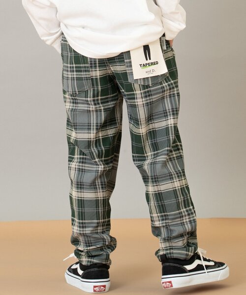 and D. petit main（アンドディープティマイン）の「カットツイルテーパード柄パンツ（その他パンツ・キッズ・ネイビー/ベージュ/ラベンダー/ブラック/グリーン・140cm/130cm/90cm/100cm/110cm/120cm）」の7枚目の写真
