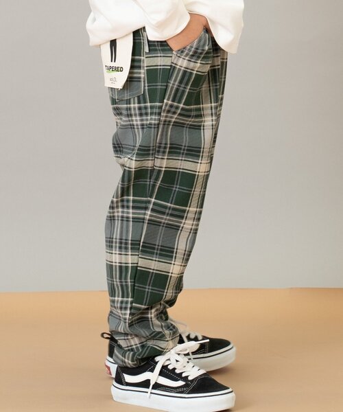 and D. petit main（アンドディープティマイン）の「カットツイルテーパード柄パンツ（その他パンツ・キッズ・ネイビー/ベージュ/ラベンダー/ブラック/グリーン・140cm/130cm/90cm/100cm/110cm/120cm）」の8枚目の写真