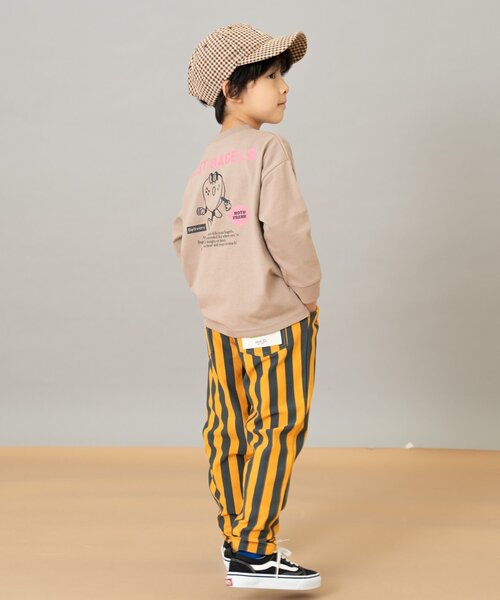 and D. petit main（アンドディープティマイン）の「カットツイルテーパード柄パンツ（その他パンツ・キッズ・ネイビー/ベージュ/ラベンダー/ブラック/グリーン・140cm/130cm/90cm/100cm/110cm/120cm）」の10枚目の写真