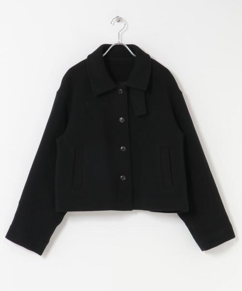 URBAN RESEARCH DOORS　中綿ウールショートコート　ブラック　М セール】中綿ウールショートコート（その他アウター）｜URBAN RESEARCH