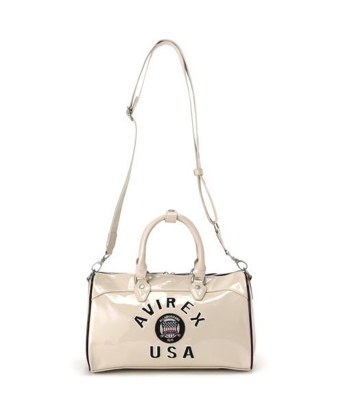 WEB&DEPOT限定》ENAMEL MINI DUFFLE BAG/エナメルミニダッフルバッグ