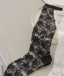 casita(RETRO GIRL)（カシータ）の「フラワーチュールハイソックス（ソックス/靴下）」