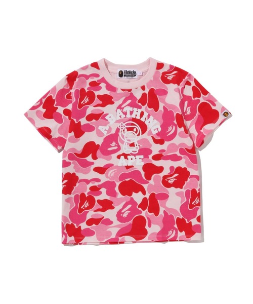 ABC CAMO COLLEGE BABY LISA TEE（Tシャツ/カットソー）｜A BATHING