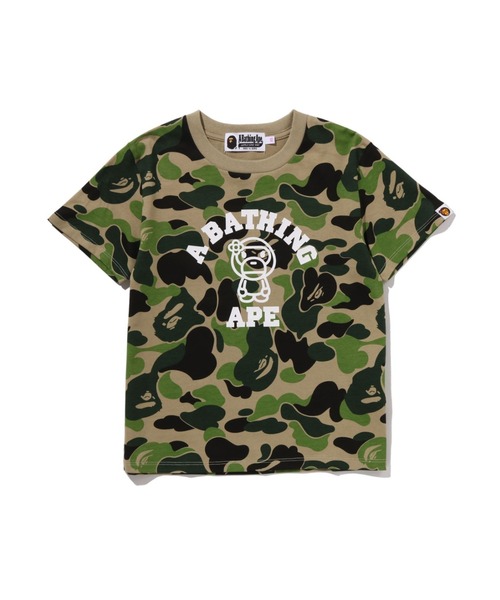 ABC CAMO COLLEGE BABY LISA TEE（Tシャツ/カットソー）｜A BATHING