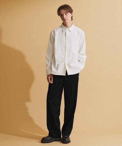 NEOL(ネオル)の「【NEOL】Center Pressed Tapered Slacks/センタープレステーパードスラックスパンツ(スラックス・メンズ・ブラック・M/L/XL)」の10枚目の写真
