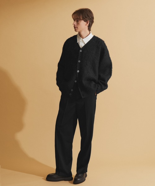 NEOL(ネオル)の「【NEOL】Center Pressed Tapered Slacks/センタープレステーパードスラックスパンツ(スラックス・メンズ・ブラック・M/L/XL)」の14枚目の写真