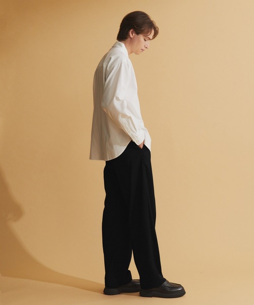 NEOL(ネオル)の「【NEOL】Center Pressed Tapered Slacks/センタープレステーパードスラックスパンツ(スラックス・メンズ・ブラック・M/L/XL)」の11枚目の写真