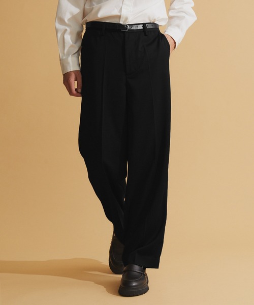 NEOL】Center Pressed Tapered Slacks/センタープレステーパード