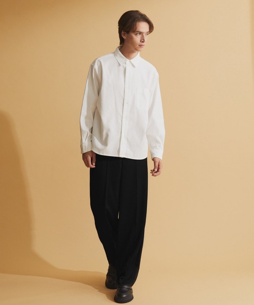 NEOL(ネオル)の「【NEOL】Center Pressed Tapered Slacks/センタープレステーパードスラックスパンツ(スラックス・メンズ・ブラック・M/L/XL)」の9枚目の写真
