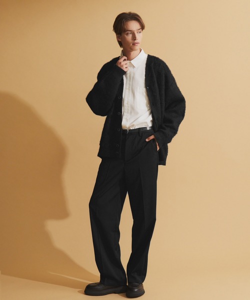NEOL】Center Pressed Tapered Slacks/センタープレステーパード