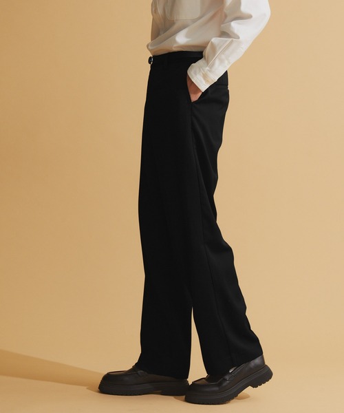 NEOL】Center Pressed Tapered Slacks/センタープレステーパード