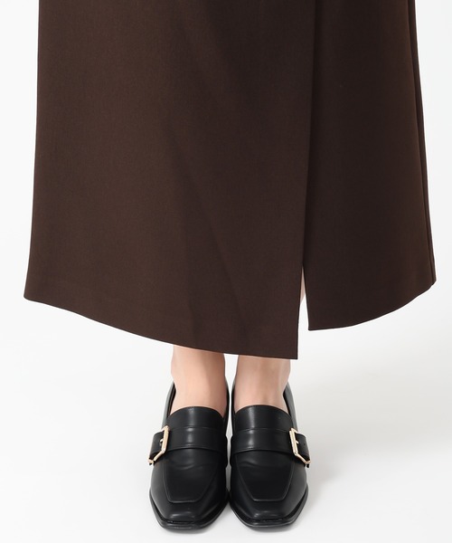 31 Sons de mode（トランテアン　ソン　ドゥ　モード）の「2025秋冬新作 リボンタイトスカート（スカート・レディース・チャコールグレー/ホワイト/ブラウン・M/S）」の10枚目の写真