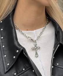 Figments（フィグメンツ）の「ハートクロスネックレス（ネックレス）」