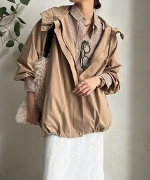 ジャケット・アウター DOU DOU DouDou カバーオール レザーカラーカバーオールジャケット