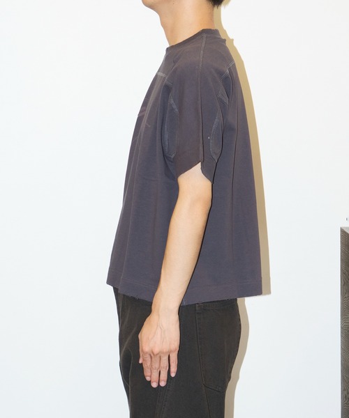JIAN YE（ジェンイェ）の「25 TEE × jinjinneedle（Tシャツ/カットソー・メンズ・ダークグレー/ホワイト・M/L）」の10枚目の写真