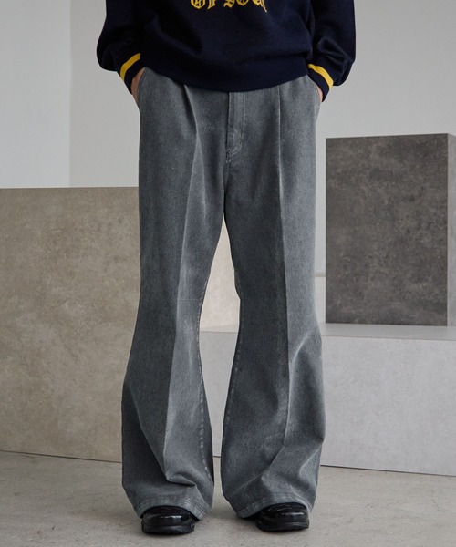 PBLIM（ページボーイリム）の「《UNISEX》フロッキーデニム（デニムパンツ・レディース・ブラック/ブルー・MEDIUM/LARGE）」の12枚目の写真