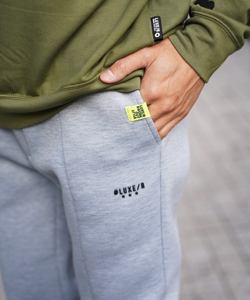 LUXE/R GOLF（ラグジュ ゴルフ）の「(RM)【LUXE/R GOLF】ストレッチ スポンジ ボンディング ジョガーパンツ（スウェットパンツ・メンズ・ブラック/杢グレー/ベージュ・M/L/XL）」の13枚目の写真