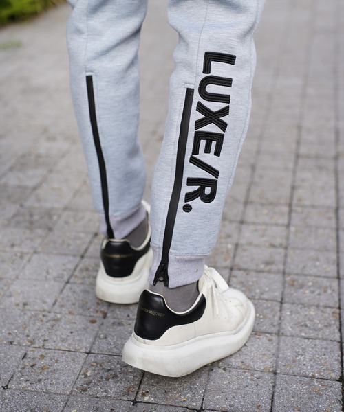 LUXE/R GOLF（ラグジュ ゴルフ）の「(RM)【LUXE/R GOLF】ストレッチ スポンジ ボンディング ジョガーパンツ（スウェットパンツ・メンズ・ブラック/杢グレー/ベージュ・M/L/XL）」の15枚目の写真