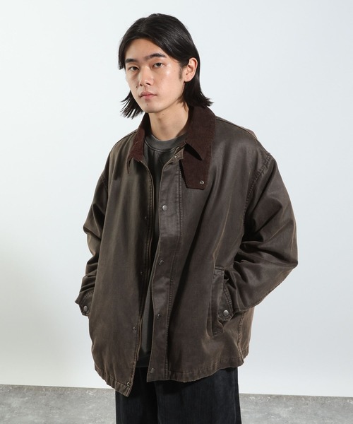 BAYFLOW（ベイフロー）の「ショートハンティングブルゾン（ブルゾン・メンズ・その他1/ベージュ/ブラック・MEDIUM/LARGE）」の11枚目の写真