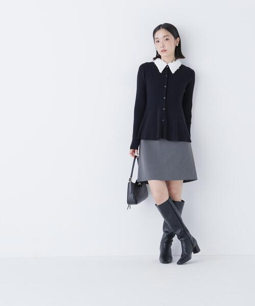 NATURAL BEAUTY BASIC(ナチュラルビューティーベーシック)の「◇ポケットディティールミニスカート(スカート・レディース・ブラック/ブラウン/グレー・SMALL/MEDIUM)」の22枚目の写真