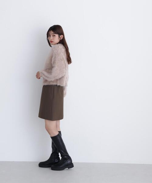 NATURAL BEAUTY BASIC(ナチュラルビューティーベーシック)の「◇ポケットディティールミニスカート(スカート・レディース・ブラック/ブラウン/グレー・SMALL/MEDIUM)」の15枚目の写真