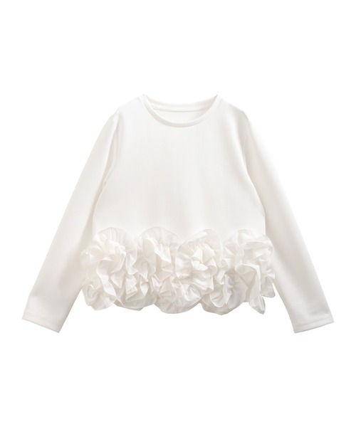 MERAKI(メラキ)の「ヘムラインデザインロングスリーブトップス(その他トップス・レディース・ブラック/ブラウン/ホワイト・FREE)」の13枚目の写真