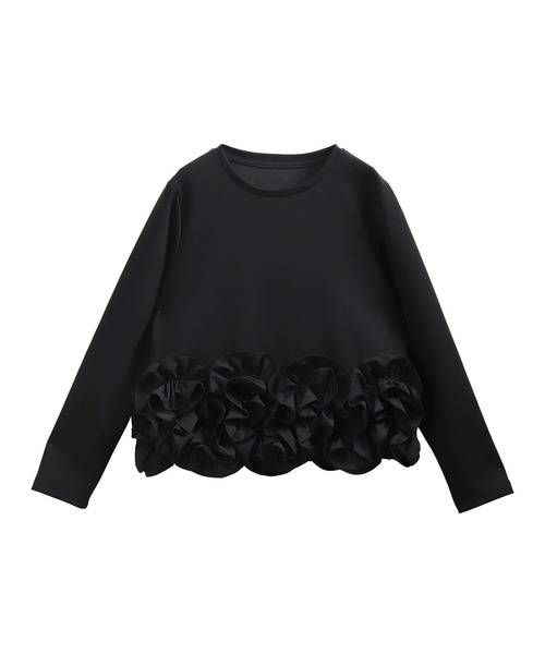 MERAKI(メラキ)の「ヘムラインデザインロングスリーブトップス(その他トップス・レディース・ブラック/ブラウン/ホワイト・FREE)」の14枚目の写真