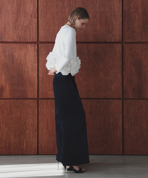 MERAKI(メラキ)の「ヘムラインデザインロングスリーブトップス(その他トップス・レディース・ブラック/ブラウン/ホワイト・FREE)」の17枚目の写真