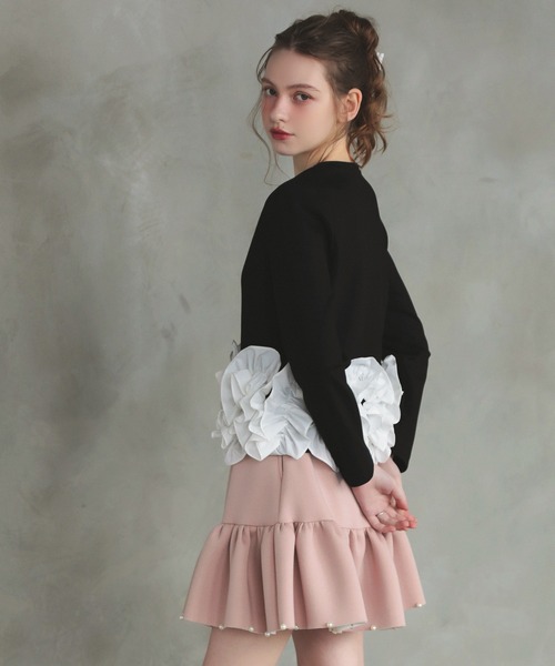 MERAKI(メラキ)の「ヘムラインデザインロングスリーブトップス(その他トップス・レディース・ブラック/ブラウン/ホワイト・FREE)」の16枚目の写真