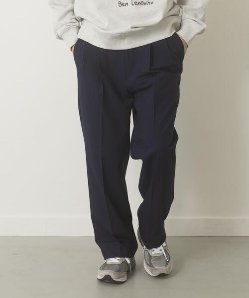 ITEMS URBANRESEARCH(アイテムズ アーバンリサーチ)の「Gabardine Tapered Slacks(その他パンツ・メンズ・ネイビー/ブラック/チャコールグレー・LARGE/MEDIUM)」の5枚目の写真
