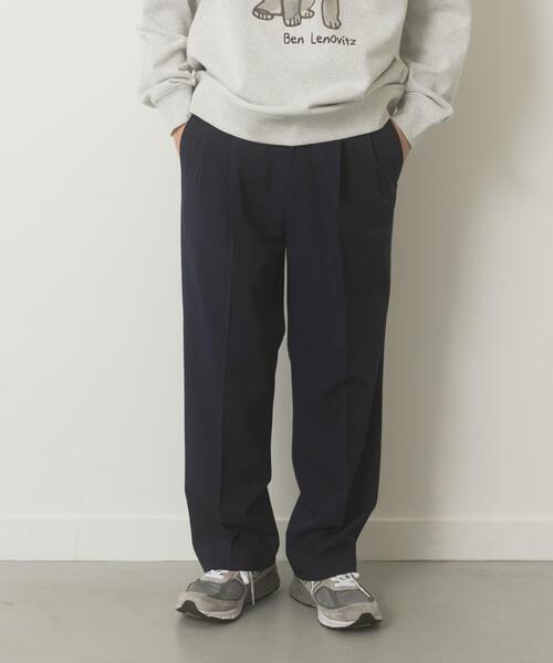 ITEMS URBANRESEARCH（アイテムズ アーバンリサーチ）の「Gabardine Tapered Slacks（その他パンツ・メンズ・ネイビー/ブラック/チャコールグレー・LARGE/MEDIUM）」の5枚目の写真