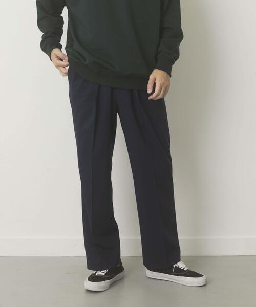 ITEMS URBANRESEARCH（アイテムズ アーバンリサーチ）の「Gabardine Tapered Slacks（その他パンツ・メンズ・ネイビー/ブラック/チャコールグレー・LARGE/MEDIUM）」の9枚目の写真