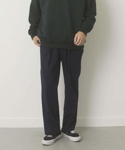 ITEMS URBANRESEARCH（アイテムズ アーバンリサーチ）の「Gabardine Tapered Slacks（その他パンツ・メンズ・ネイビー/ブラック/チャコールグレー・LARGE/MEDIUM）」の10枚目の写真