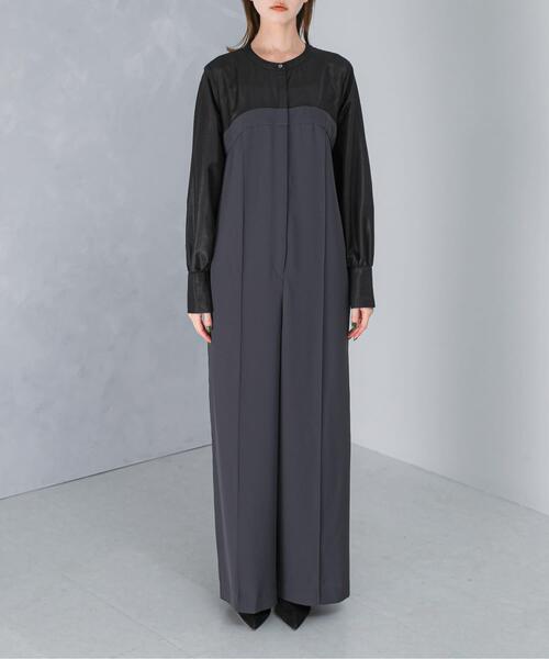 URBAN RESEARCH ROSSO WOMEN（アーバンリサーチ　ロッソ）の「レイヤードライクオールインワン（その他パンツ・レディース・グレー系その他/ベージュ系その他・38/36）」の17枚目の写真