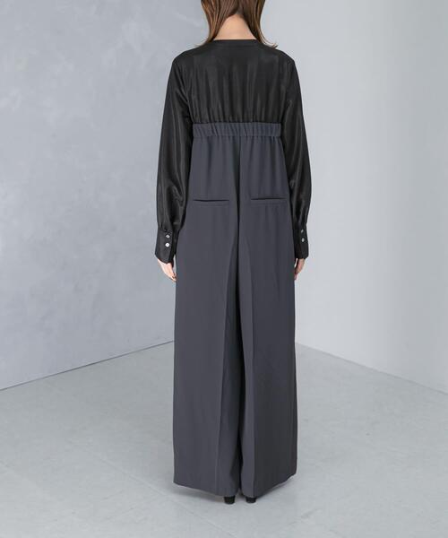 URBAN RESEARCH ROSSO WOMEN（アーバンリサーチ　ロッソ）の「レイヤードライクオールインワン（その他パンツ・レディース・グレー系その他/ベージュ系その他・38/36）」の15枚目の写真