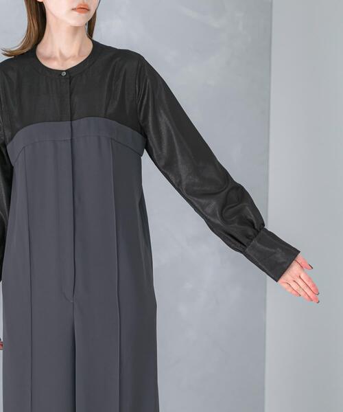 URBAN RESEARCH ROSSO WOMEN（アーバンリサーチ　ロッソ）の「レイヤードライクオールインワン（その他パンツ・レディース・グレー系その他/ベージュ系その他・38/36）」の14枚目の写真